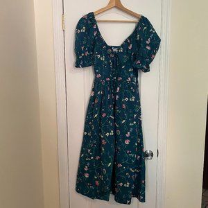 NWT Hill House Ophelia Dress in Moody Floral XS